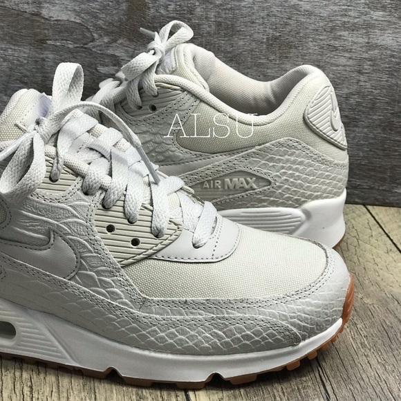 NWT Nike Air Max 90 PRM Light Bone WMNS - Picture 6 of 8